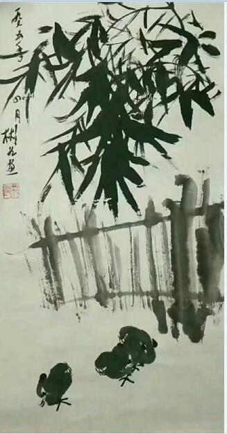 作者：沈彬如&nbsp;花鸟&nbsp;￥：协商&nbsp;单击鼠标查看大图！