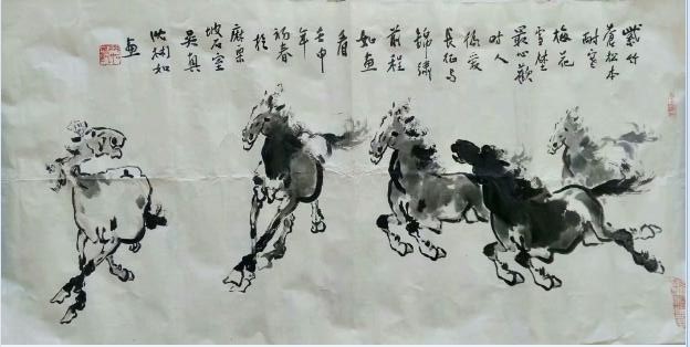 作者：沈彬如&nbsp;花鸟&nbsp;￥：协商&nbsp;单击鼠标查看大图！