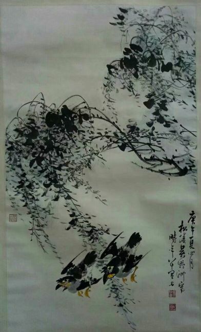 作者：吴野洲&nbsp;花鸟&nbsp;￥：协商&nbsp;单击鼠标查看详细介绍！