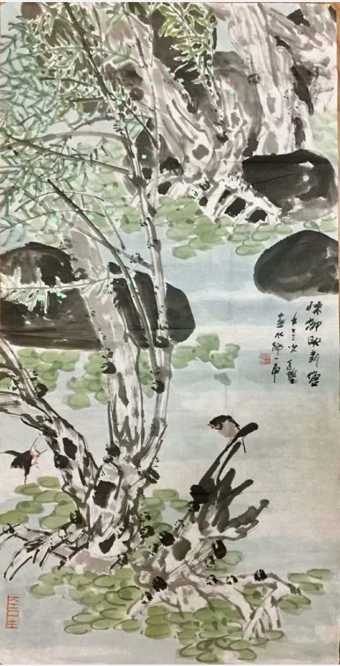 作者：张继馨&nbsp;花鸟&nbsp;￥：协商&nbsp;单击鼠标查看大图！