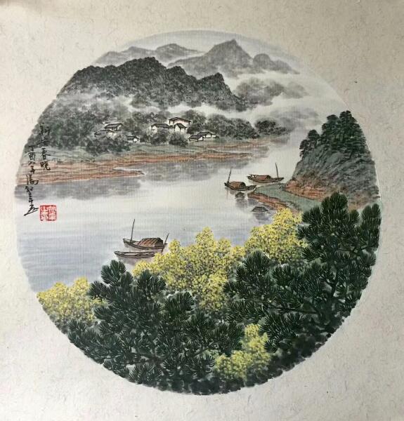 作者：汤知辛&nbsp;山水&nbsp;￥：协商&nbsp;单击鼠标查看大图！