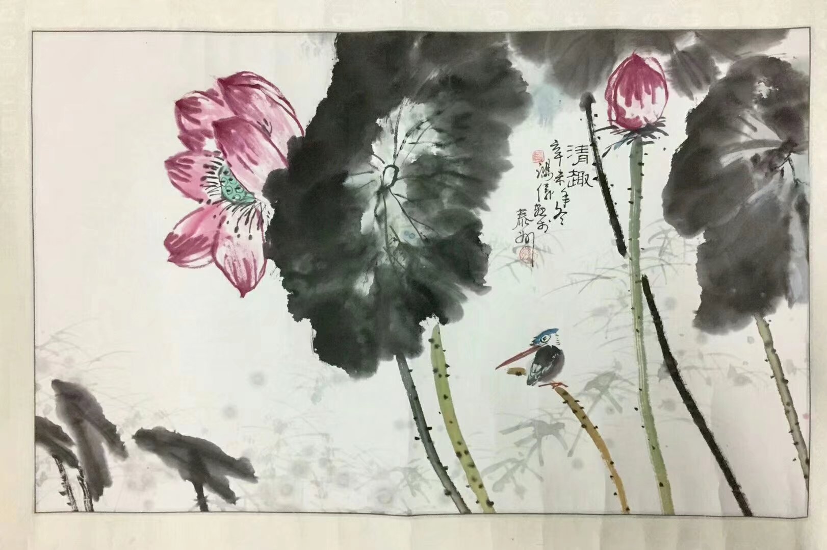 作者：黄鸿仪&nbsp;花鸟&nbsp;￥：协商&nbsp;单击鼠标查看大图！