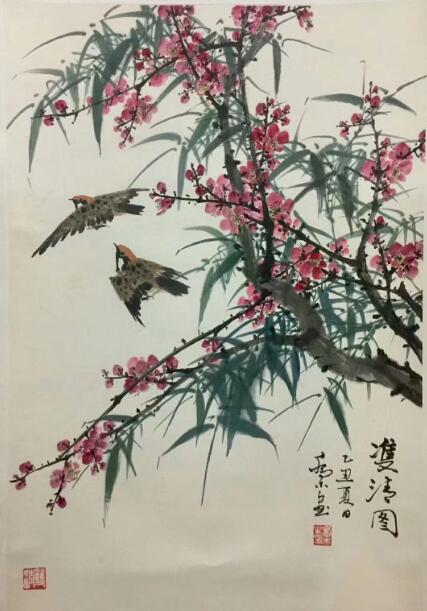 作者：乔木&nbsp;花鸟　　梅竹图&nbsp;￥：协商&nbsp;单击鼠标查看大图！