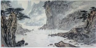 作者：张登堂&nbsp;山水&nbsp;￥：协商&nbsp;单击鼠标查看详细介绍！