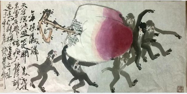 作者：徐培晨&nbsp;献寿图&nbsp;￥：协商&nbsp;单击鼠标查看大图！