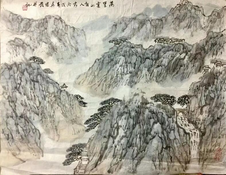 作者：吴俊发&nbsp;山水&nbsp;￥：协商&nbsp;单击鼠标查看大图！