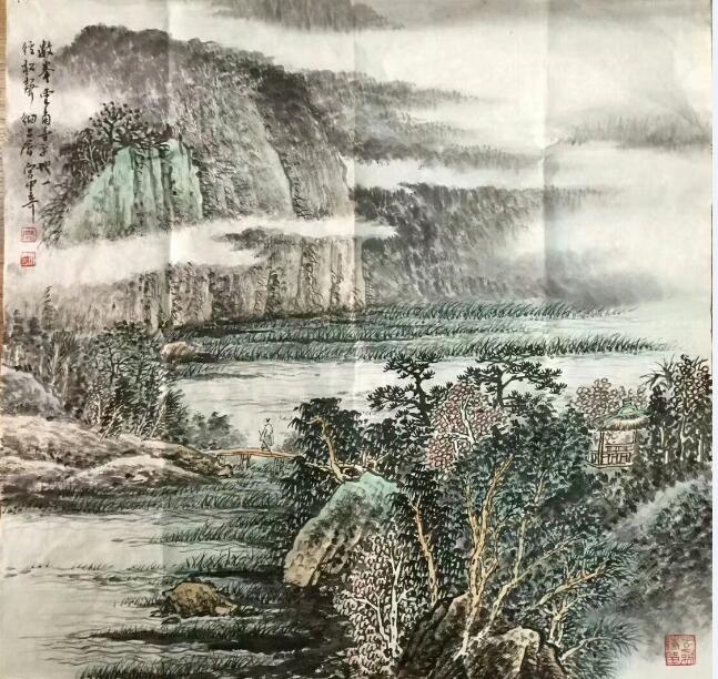 作者：宫中奇&nbsp;山水&nbsp;￥：协商&nbsp;单击鼠标查看大图！