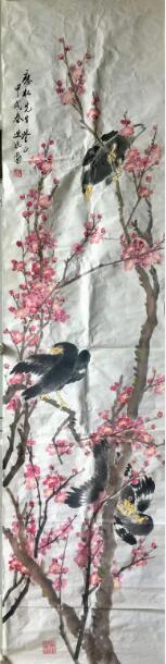 作者：洪煦民&nbsp;花鸟&nbsp;￥：协商&nbsp;单击鼠标查看大图！