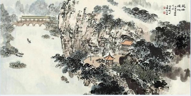 作者：尚君励&nbsp;山水&nbsp;￥：协商&nbsp;单击鼠标查看大图！