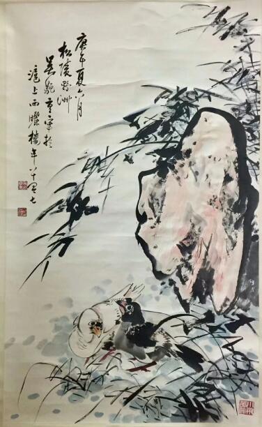 作者：吴野洲&nbsp;花鸟&nbsp;￥：协商&nbsp;单击鼠标查看大图！