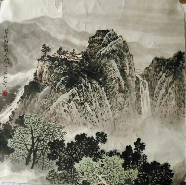 作者：佘玉奇 &nbsp;山水&nbsp;￥：协商&nbsp;单击鼠标查看大图！