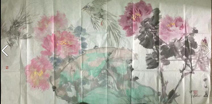 作者：潘裕珏&nbsp;花鸟&nbsp;￥：协商&nbsp;单击鼠标查看大图！