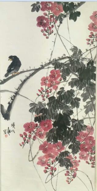 作者：张继馨&nbsp;花鸟&nbsp;￥：协商&nbsp;单击鼠标查看大图！