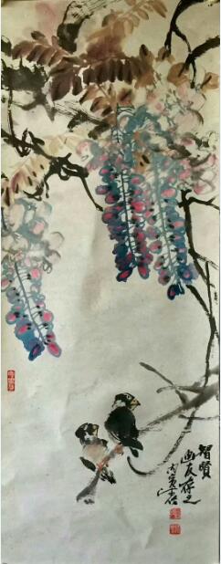 作者：何鸣&nbsp;花鸟&nbsp;￥：协商&nbsp;单击鼠标查看大图！