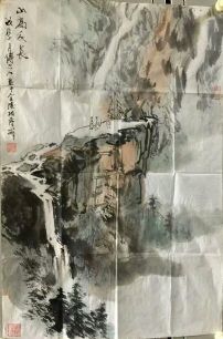 作者：傅二石&nbsp;山水&nbsp;￥：协商&nbsp;单击鼠标查看详细介绍！