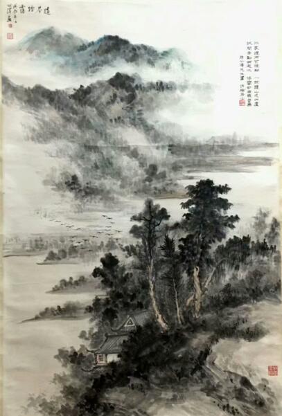 作者：许公泽&nbsp;山水&nbsp;￥：协商&nbsp;单击鼠标查看大图！