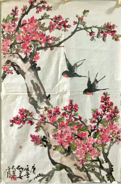 作者：钱启华&nbsp;花鸟&nbsp;￥：协商&nbsp;单击鼠标查看大图！