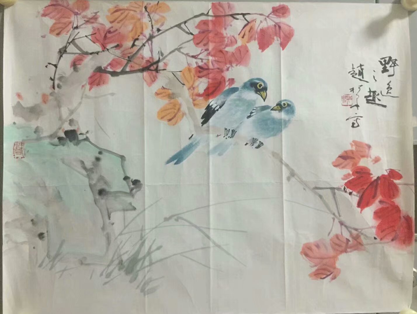 作者：赵松泉&nbsp;花鸟&nbsp;￥：协商&nbsp;单击鼠标查看大图！