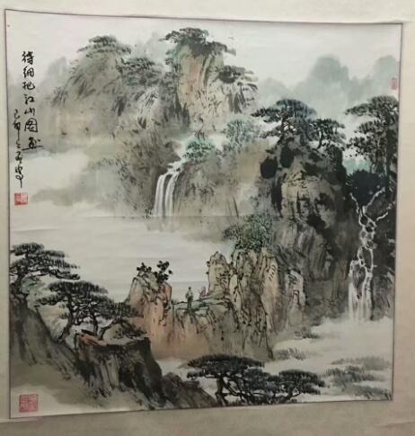 作者：傅二石&nbsp;山水&nbsp;￥：协商&nbsp;单击鼠标查看大图！