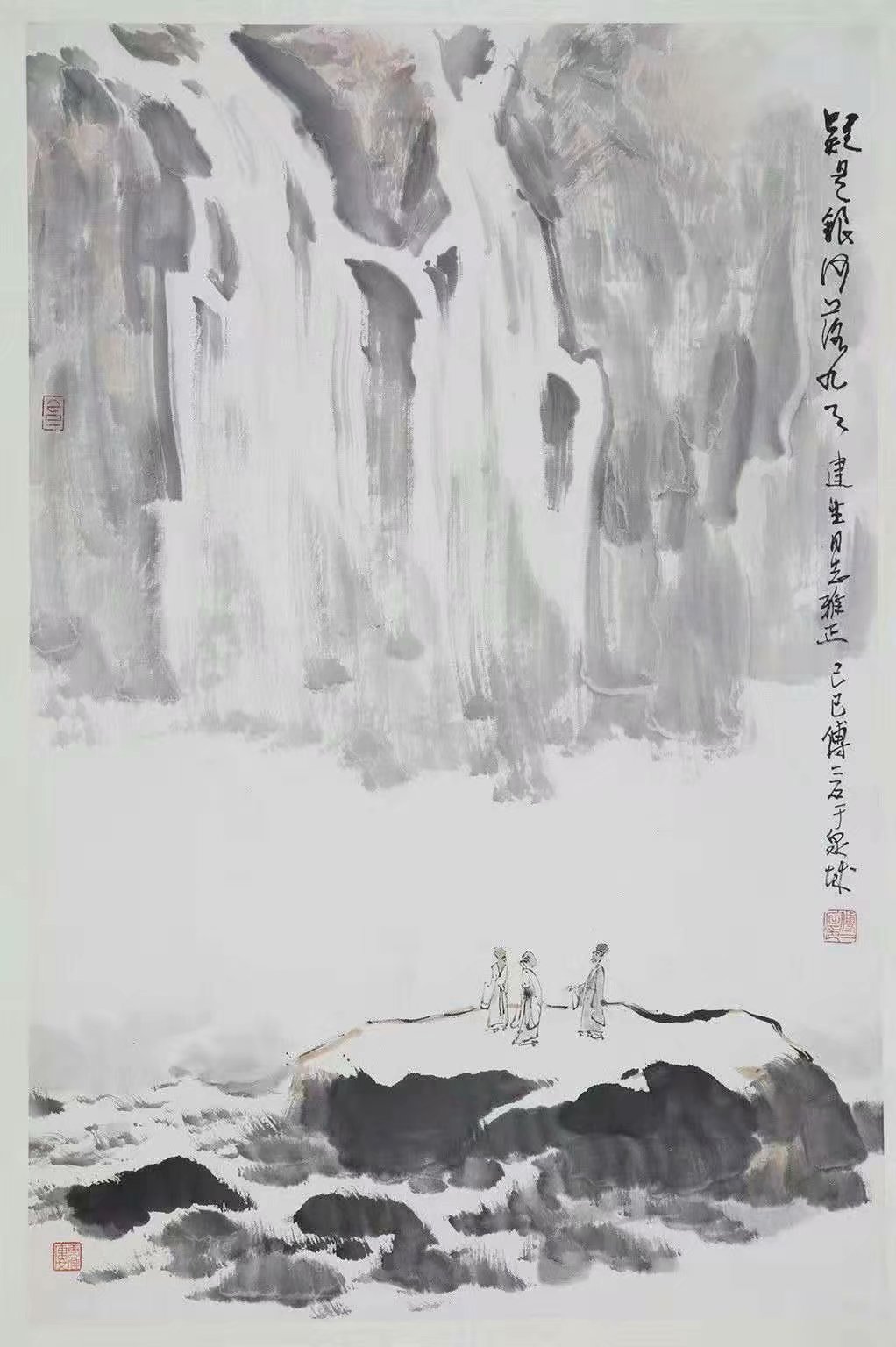 作者：傅二石&nbsp;山水&nbsp;￥：协商&nbsp;单击鼠标查看大图！