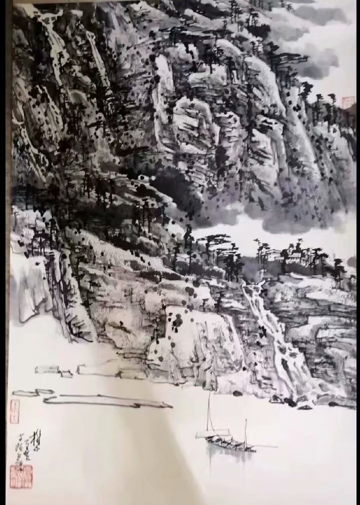 作者：刘懋善&nbsp;山水&nbsp;￥：协商&nbsp;单击鼠标查看大图！