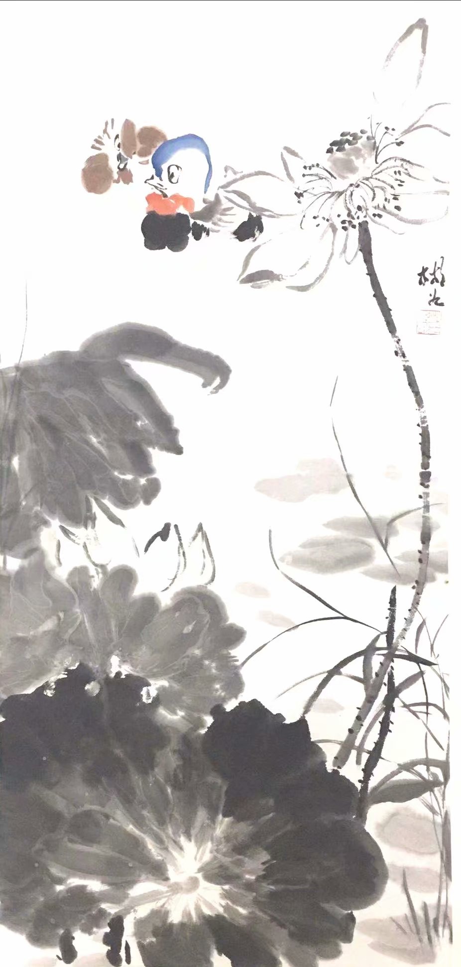 作者：沈彬如&nbsp;花鸟&nbsp;￥：协商&nbsp;单击鼠标查看大图！