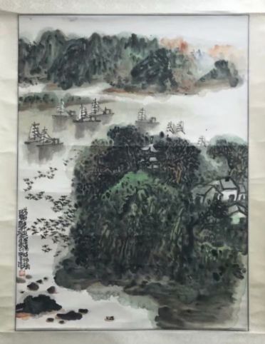 作者：罗国玮&nbsp;山水&nbsp;￥：协商&nbsp;单击鼠标查看详细介绍！