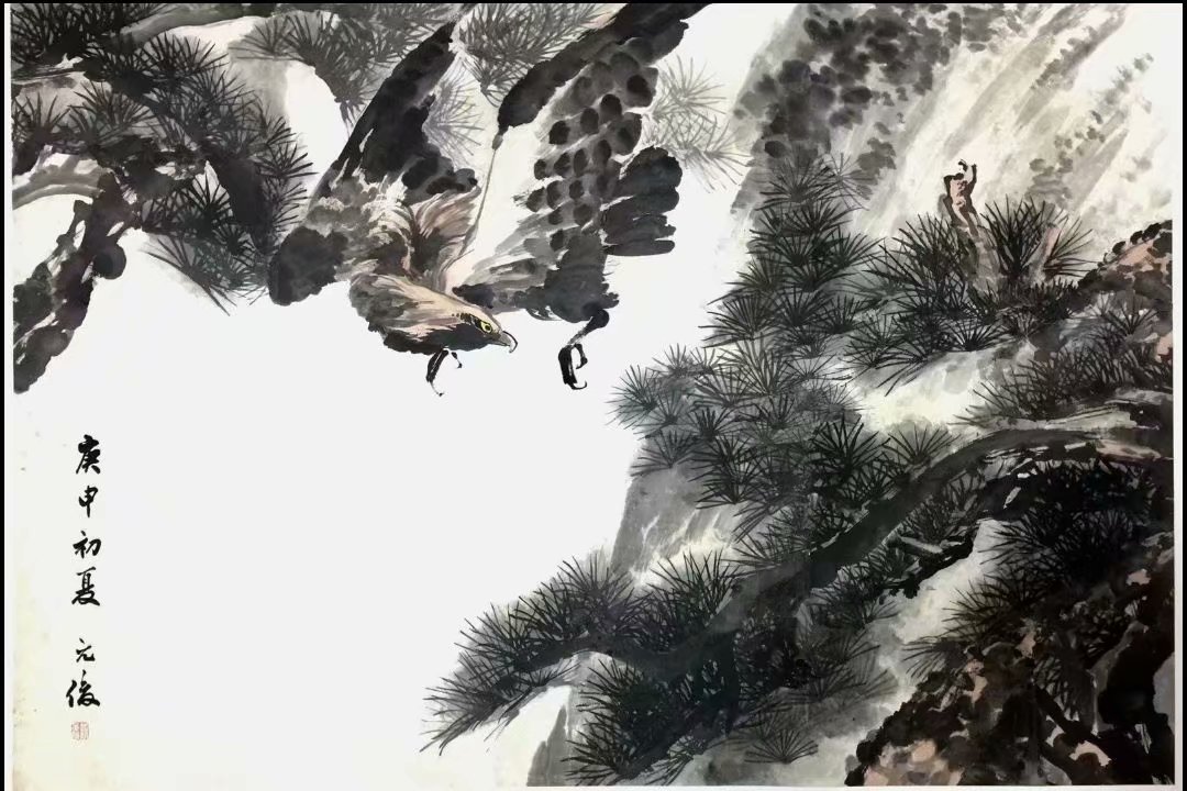 作者：戴元俊&nbsp;花鸟&nbsp;￥：协商&nbsp;单击鼠标查看大图！