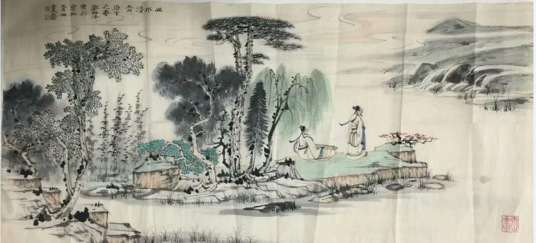 作者：谢伯子&nbsp;山水&nbsp;￥：协商&nbsp;单击鼠标查看大图！