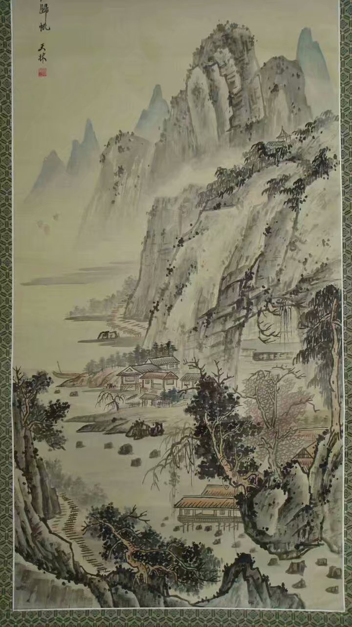 作者：周天林&nbsp;山水&nbsp;￥：协商&nbsp;单击鼠标查看大图！