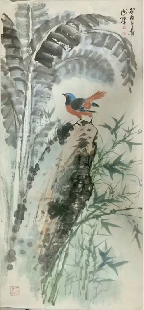 作者：谢伯子&nbsp;花鸟&nbsp;￥：协商&nbsp;单击鼠标查看大图！