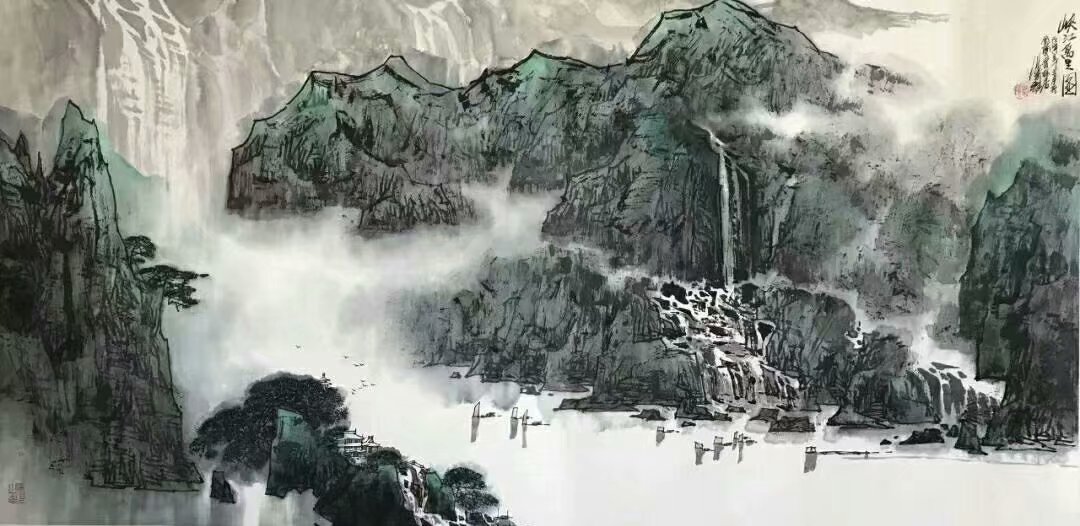 作者：叶维&nbsp;山水&nbsp;￥：协商&nbsp;单击鼠标查看大图！