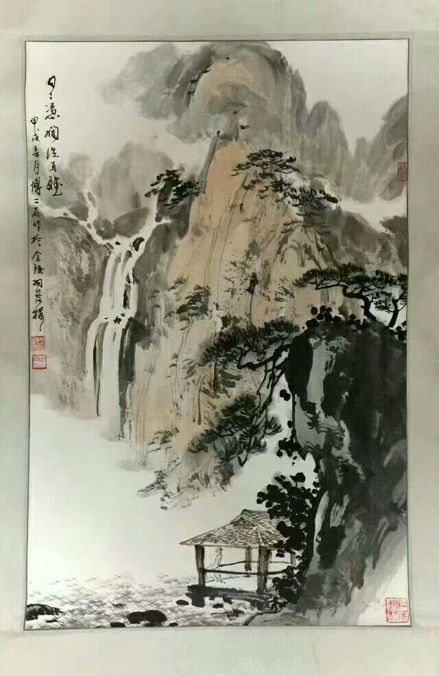 作者：傅二石&nbsp;山水&nbsp;￥：协商&nbsp;单击鼠标查看大图！