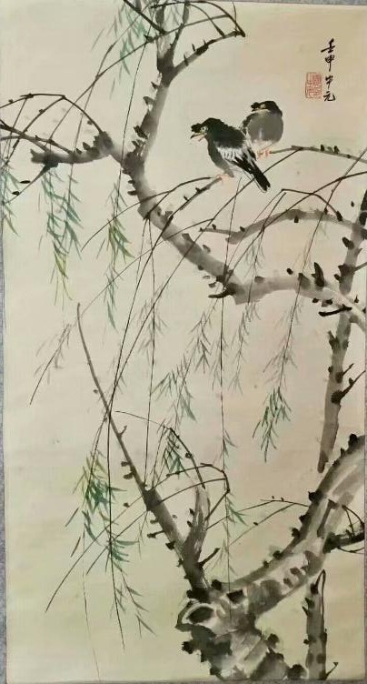 作者：胡中元&nbsp;花鸟&nbsp;￥：协商&nbsp;单击鼠标查看大图！