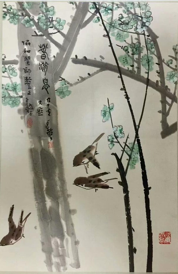 作者：张继馨&nbsp;花鸟&nbsp;￥：协商&nbsp;单击鼠标查看大图！