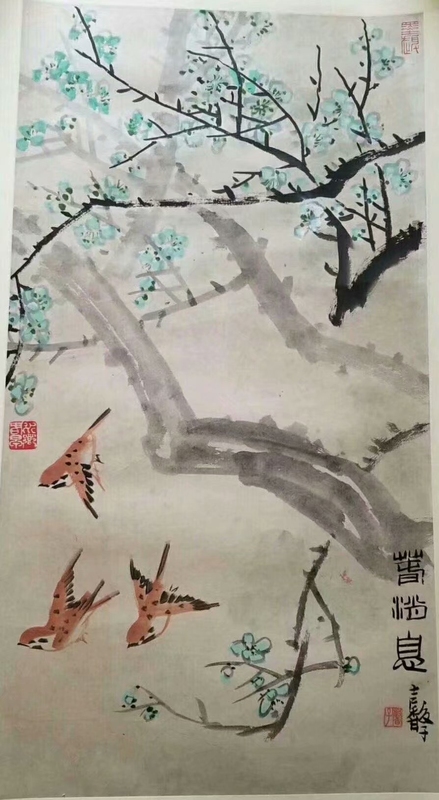 作者：张继馨&nbsp;花鸟&nbsp;￥：协商&nbsp;单击鼠标查看大图！