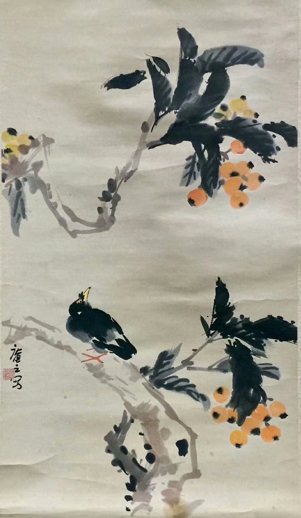 作者：何庵之&nbsp;花鸟&nbsp;￥：协商&nbsp;单击鼠标查看大图！