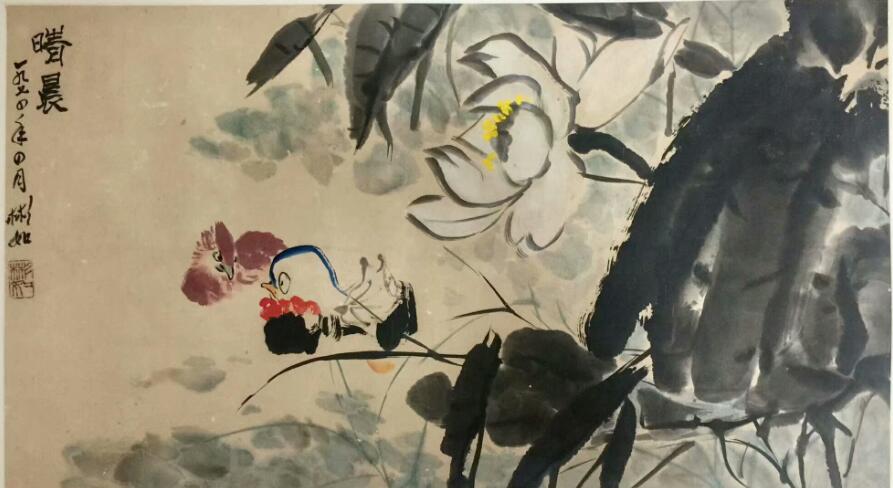 作者：沈彬如&nbsp;花鸟&nbsp;￥：协商&nbsp;单击鼠标查看大图！