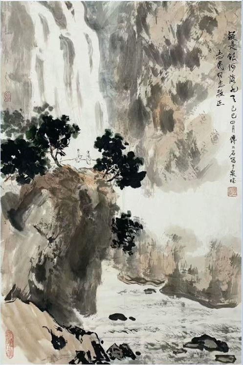 作者：傅二石&nbsp;山水&nbsp;￥：协商&nbsp;单击鼠标查看大图！