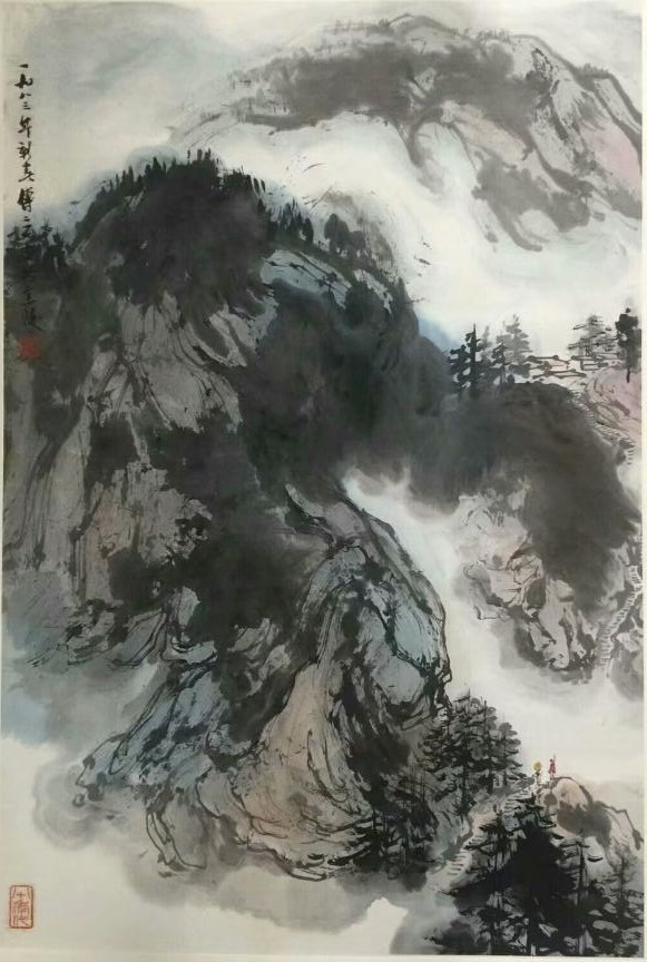 作者：傅二石&nbsp;山水&nbsp;￥：协商&nbsp;单击鼠标查看大图！