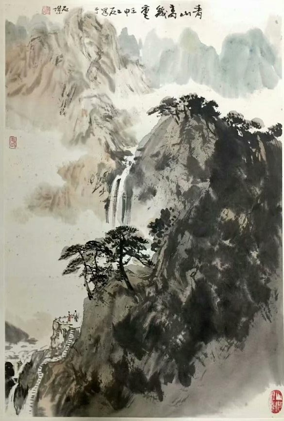 作者：傅二石&nbsp;山水&nbsp;￥：协商&nbsp;单击鼠标查看大图！