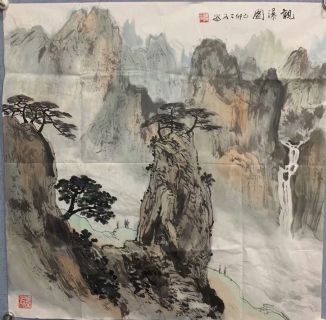 作者：傅二石&nbsp;山水&nbsp;￥：协商&nbsp;单击鼠标查看详细介绍！