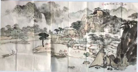 作者：傅二石&nbsp;山水&nbsp;￥：协商&nbsp;单击鼠标查看详细介绍！