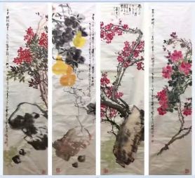 作者：曹简楼&nbsp;四条屏&nbsp;￥：协商&nbsp;单击鼠标查看详细介绍！