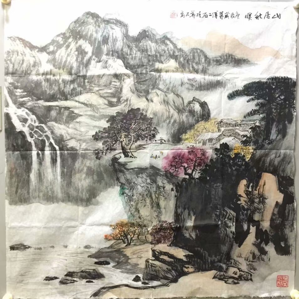 作者：傅二石&nbsp;山水&nbsp;￥：协商&nbsp;单击鼠标查看大图！