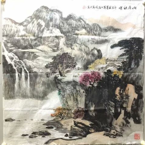 作者：傅二石&nbsp;山水&nbsp;￥：协商&nbsp;单击鼠标查看详细介绍！