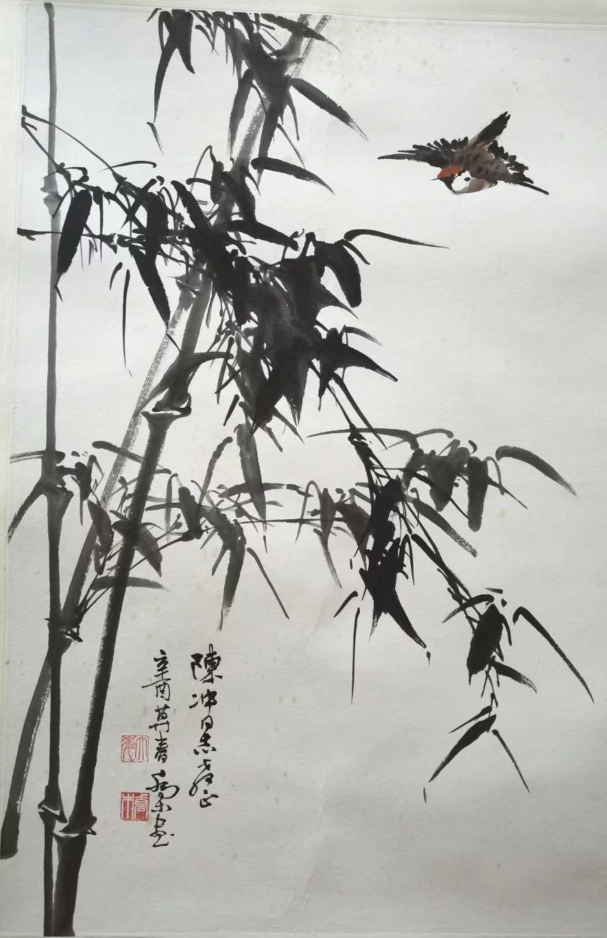 作者：乔木&nbsp;花鸟　竹雀图&nbsp;￥：协商&nbsp;单击鼠标查看大图！