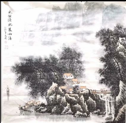 作者：侯志明&nbsp;山水&nbsp;￥：协商&nbsp;单击鼠标查看详细介绍！