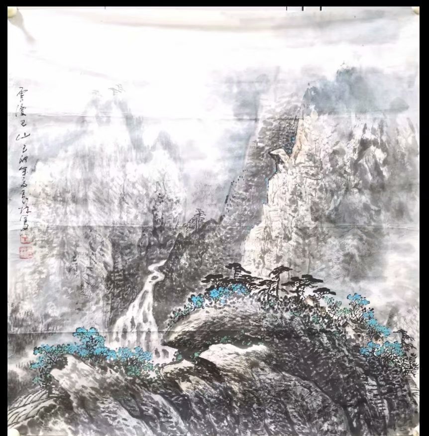 作者：丁长林&nbsp;山水&nbsp;￥：协商&nbsp;单击鼠标查看大图！