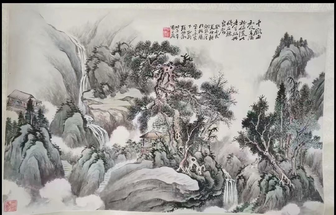 作者：张炳刚&nbsp;山水&nbsp;￥：协商&nbsp;单击鼠标查看大图！